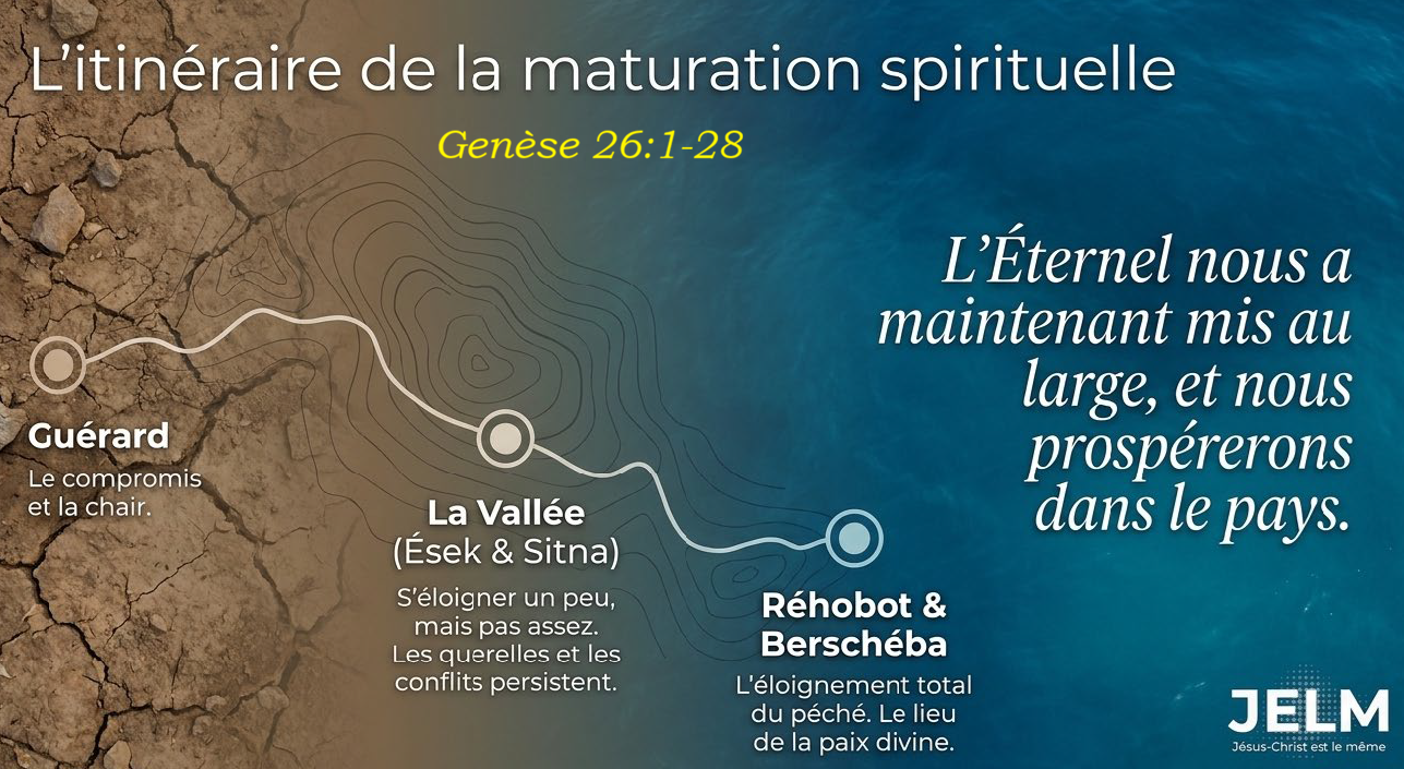 L'Eternel nous a maintenant mis au large